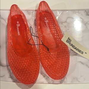 No Boundaries Gelly Red Flats Texture